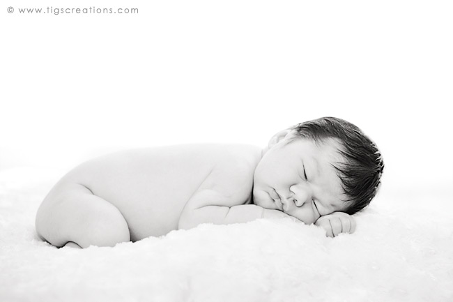 newborn baby girl - Tigs Creations Photography