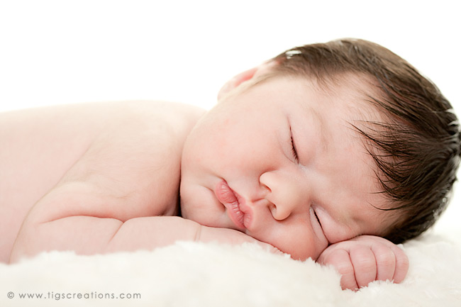 newborn baby girl - Tigs Creations Photography