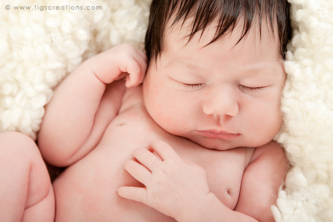 newborn baby girl - Tigs Creations Photography